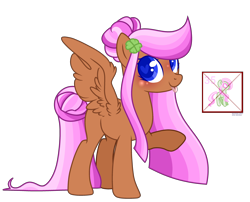 Size: 3500x2824 | Tagged: safe, artist:tired-horse-studios, oc, oc only, oc:pomegranate tea, pegasus, pony, female, high res, mare, simple background, solo, transparent background