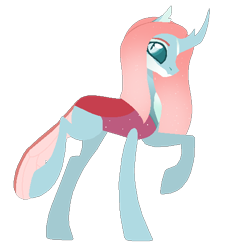 Size: 482x529 | Tagged: safe, artist:joburii, ocellus, changedling, changeling, g4, changedling queen, female, older, older ocellus, queen ocellus, raised hoof, simple background, solo, transparent background