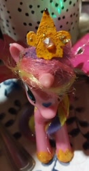 Size: 712x1354 | Tagged: safe, artist:wrath-marionphauna, princess cadance, pony, g4, bangs, customized toy, handmade, irl, jewelry, photo, solo, tiara, toy