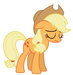 Size: 7250x7356 | Tagged: safe, artist:estories, applejack, earth pony, pony, g4, absurd resolution, female, simple background, solo, transparent background, vector