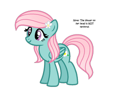 Size: 877x679 | Tagged: safe, artist:darbypop1, oc, oc only, oc:flora, pegasus, pony, female, mare, simple background, solo, transparent background