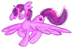 Size: 1146x765 | Tagged: safe, artist:twilightcomet, twilight sparkle, alicorn, pony, g4, female, mare, raised hoof, simple background, smiling, solo, transparent background, twilight sparkle (alicorn)