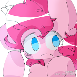 Size: 1080x1080 | Tagged: dead source, safe, artist:杏果糖d.s, pinkie pie, earth pony, pony, g4, female, mare, solo