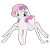Size: 1200x1147 | Tagged: safe, artist:deserter, artist:gracewolf, color edit, edit, editor:deserter, sweetie belle, monster pony, original species, pony, spiderpony, unicorn, g4, adoracreepy, bashful, blushing, colored, creepy, cute, cutie mark, diasweetes, female, hair over one eye, simple background, solo, species swap, transparent background