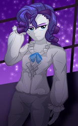 Size: 1300x2100 | Tagged: safe, artist:geraritydevillefort, rarity, the count of monte rainbow, equestria girls, g4, broadway, clothes, elusive, musical, pants, rarifort, rule 63, solo, the count of monte cristo, villefort