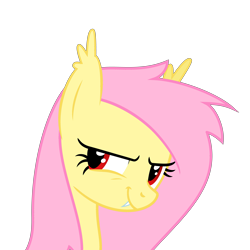 Size: 6667x6667 | Tagged: safe, alternate version, anonymous artist, fluttershy, bat pony, g4, absurd resolution, bat ponified, flutterbat, race swap, simple background, transparent background, vector