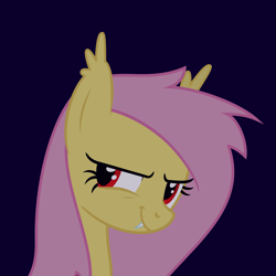 Size: 6667x6667 | Tagged: safe, anonymous artist, fluttershy, bat pony, g4, absurd resolution, bat ponified, flutterbat, race swap, simple background, vector