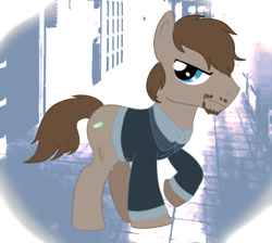 Size: 580x519 | Tagged: artist needed, safe, pony, g4, crossover, gregory house, house m.d., male, ponified, solo, stallion