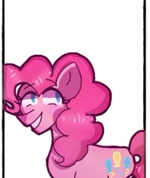 Size: 320x381 | Tagged: safe, alternate version, artist:blue_beanz_101, pinkie pie, earth pony, pony, g4, female, grin, mare, smiling, solo