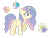 Size: 1280x979 | Tagged: safe, artist:tenderrain-art, fluttershy, princess celestia, oc, pony, unicorn, g4, base used, female, lesbian, magical lesbian spawn, mare, offspring, parent:fluttershy, parent:princess celestia, parents:flutterlestia, ship:flutterlestia, shipping, simple background, transparent background