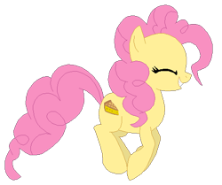 Size: 495x414 | Tagged: safe, artist:loladreamteam, artist:peach1985, artist:selenaede, li'l cheese, earth pony, pony, g4, alternate hairstyle, base used, eyes closed, female, li'l cheese (rule 63), mare, older li'l cheese, open mouth, rule 63, simple background, solo, transparent background