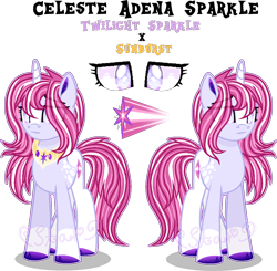 Size: 1198x1173 | Tagged: safe, artist:star-gaze-pony, oc, oc only, oc:celeste, pony, unicorn, female, mare, offspring, parent:sunburst, parent:twilight sparkle, parents:twiburst, simple background, solo, transparent background