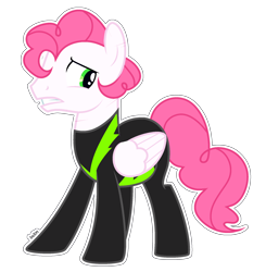 Size: 1956x1996 | Tagged: safe, artist:bakachu, oc, oc only, oc:pink clouds (ice1517), pegasus, pony, clothes, gritted teeth, male, nervous, scar, simple background, solo, stallion, the washouts, transparent background, uniform, washouts uniform