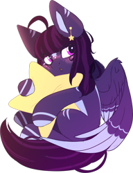 Size: 1781x2319 | Tagged: safe, artist:mxnxii, oc, oc only, pegasus, pony, female, simple background, solo, stars, transparent background