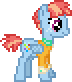 Size: 72x82 | Tagged: safe, artist:botchan-mlp, windy whistles, pegasus, pony, g4, animated, desktop ponies, female, pixel art, simple background, solo, sprite, transparent background, wrong cutie mark