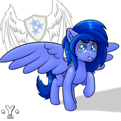 Size: 4000x4000 | Tagged: safe, artist:yelowcrom, oc, oc only, pegasus, pony, male, simple background, stallion, white background, wings