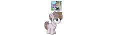 Size: 4096x1146 | Tagged: safe, artist:princess-kitsune-tsu, oc, oc only, oc:obsidian dust, earth pony, pony, base used, blank flank, colt, jewelry, male, necklace, offspring, parent:maud pie, parent:mud briar, parents:maudbriar, solo