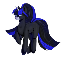 Size: 3060x2646 | Tagged: safe, artist:apple-switch, oc, oc only, oc:coldlight bluestar, pony, unicorn, high res, latex, latex suit, mane, ponytail, rubber, rubber suit, simple background, solo, tail, transparent background