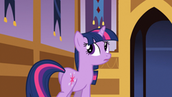 Size: 1920x1080 | Tagged: safe, screencap, twilight sparkle, pony, unicorn, g4, my little pony: friendship is magic, the crystal empire, butt, female, mare, plot, solo, twibutt, unicorn twilight