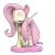 Size: 1000x1000 | Tagged: safe, part of a set, fluttershy, pegasus, pony, freeny's hidden dissectibles, g4, 3d render, bone, dissectibles, female, merchandise, mighty jaxx, organs, simple background, skeleton, solo, toy, transparent background