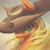 Size: 864x864 | Tagged: safe, artist:typicalgib, applejack, earth pony, pony, g4, alternate hairstyle, applejack's hat, bust, cowboy hat, female, hat, mare, solo