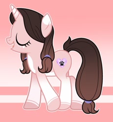 Size: 1280x1386 | Tagged: safe, artist:cindystarlight, oc, oc only, oc:cindy, pony, unicorn, eyes closed, female, mare, solo