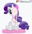 Size: 1136x1218 | Tagged: safe, artist:tabrony23, rarity, pony, unicorn, freeny's hidden dissectibles, g4, bone, dissectibles, fanart, female, patreon, patreon logo, show accurate, simple background, skeleton, solo, toy interpretation, white background