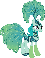 Size: 3325x4265 | Tagged: safe, artist:nightdragon09, emerald flare, earth pony, pony, g4, viva las pegasus, background pony, show mares, showgirl, simple background, solo, transparent background, vector