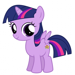 Size: 512x512 | Tagged: safe, twilight sparkle, alicorn, pony, g4, alternate cutie mark, female, filly, filly twilight sparkle, solo, twilight sparkle (alicorn), vector, younger