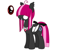 Size: 1400x1050 | Tagged: safe, artist:sarahostervig, oc, oc only, oc:actinea, bat pony, pony, bow, female, mare, simple background, solo, tail bow, transparent background