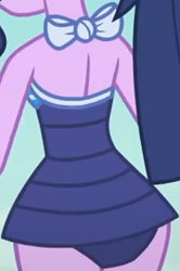 Size: 1176x1767 | Tagged: safe, screencap, sci-twi, twilight sparkle, equestria girls, equestria girls specials, g4, my little pony equestria girls: better together, my little pony equestria girls: forgotten friendship, ass, butt, clothes, cropped, female, hips, sci-twi swimsuit, sci-twibutt, solo, swimsuit, twibutt