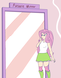 Size: 1261x1595 | Tagged: safe, alternate version, artist:annon, edit, fluttershy, equestria girls, g4, future mirror, mirror