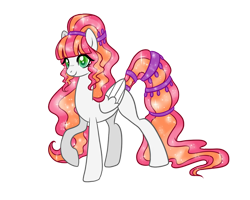 Size: 1024x820 | Tagged: safe, artist:sarahostervig, oc, oc only, oc:glitterbelle, pegasus, pony, female, mare, simple background, solo, transparent background