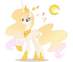 Size: 1280x1077 | Tagged: safe, artist:magicuniclaws, oc, oc only, oc:anamitra, alicorn, pony, base used, female, mare, offspring, parent:princess celestia, parent:royal guard, parents:guardlestia, simple background, solo, transparent background