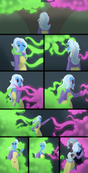 Size: 962x1896 | Tagged: source needed, useless source url, safe, artist:justanotherfan-trash, trixie, oc, equestria girls, g4, comic, context is for the weak