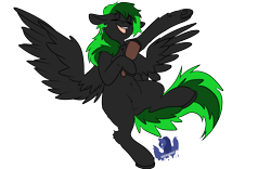 Size: 1920x1200 | Tagged: safe, artist:brainiac, derpibooru exclusive, oc, oc only, oc:chip megabyte, pegasus, pony, brush, commission, dude looks like a lady, femboy, male, silly, simple background, singing, solo, stallion, transparent background
