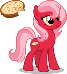 Size: 3612x4000 | Tagged: safe, artist:orin331, derpibooru exclusive, oc, oc:cherry custard, changedling, changeling, earth pony, pony, fanfic:unchanging love, disguise, disguised changeling, simple background, transparent background, vector