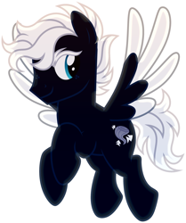 Size: 3189x3810 | Tagged: safe, artist:rerorir, oc, oc only, pegasus, pony, high res, male, simple background, solo, stallion, two toned wings, white background, wings