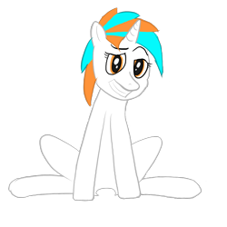 Size: 1600x1600 | Tagged: safe, artist:aaronata, derpibooru exclusive, oc, oc only, pony, unicorn, female, looking at you, shit eating grin, simple background, solo, transparent background