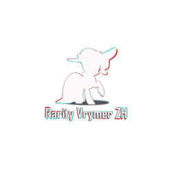 Size: 540x540 | Tagged: source needed, safe, artist:rarityvrymercollectiveoriginals, artist:rarityvrymerzhmusic, editor:rarity vrymer collective, logo, rarity vrymer zh logo, simple background, white background