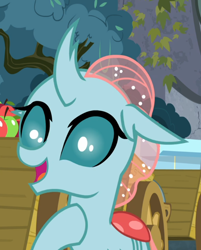 Size: 754x937 | Tagged: safe, screencap, ocellus, changeling, g4, school daze, cropped, cute, diaocelles, female, open mouth, smiling, solo