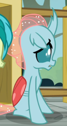 Size: 306x571 | Tagged: safe, screencap, ocellus, changeling, g4, school daze, cropped, female, sitting, solo
