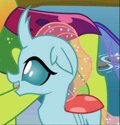 Size: 727x761 | Tagged: safe, screencap, ocellus, changeling, g4, school daze, cropped, cute, diaocelles, female, open mouth, smiling, solo