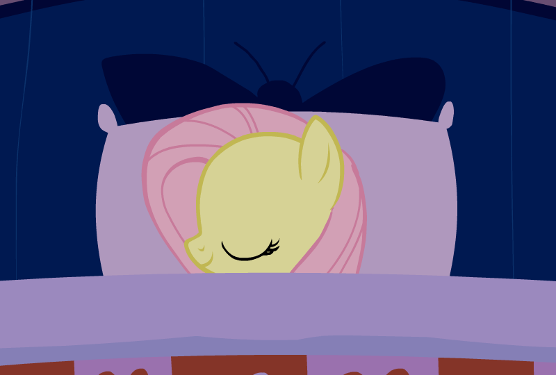 2414128 safe, artistursamanner, fluttershy, pony, animated, bed