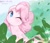 Size: 1536x1333 | Tagged: safe, artist:kurogewapony, pinkie pie, earth pony, pony, daily pinkie pie, g4, cute, diapinkes, female, flower, leaves, mare, one eye closed, smiling, solo, wink