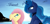 Size: 3048x1440 | Tagged: safe, artist:beelzlyart, fluttershy, princess luna, alicorn, pegasus, pony, unicorn, g4