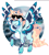 Size: 2888x3229 | Tagged: safe, artist:crazysketch101, oc, oc only, oc:seafoam, pony, circle background, high res, simple background, solo, sunglasses, white background