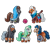 Size: 300x300 | Tagged: safe, mystaria, shadow star, spinner talltail, valor stronghoof, woodheart the kind, g4, cutie marks & dragons, dungeons and dragons, hasbro, merchandise, pen and paper rpg, rpg, simple background, transparent background