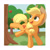 Size: 2048x2048 | Tagged: safe, artist:gamorangetana, artist:takatmadisney, applejack, earth pony, pony, g4, apple, apple tree, applebucking, bucking, cowboy hat, cute, cutie mark, digital art, female, happy, hat, high res, jackabetes, mare, open mouth, sky, solo, tail, tree