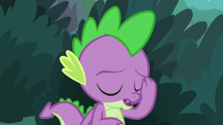 Size: 1920x1080 | Tagged: safe, screencap, spike, dragon, g4, my little pony: friendship is magic, the big mac question, male, solo, winged spike, wings